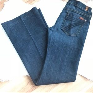7 for All Mankind DOJO dark stretch jeans size 28